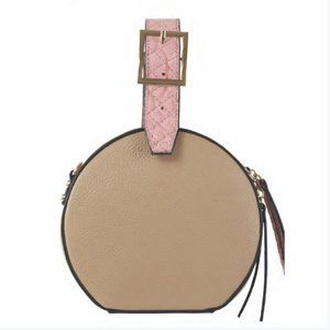 JULES KAE - Athena Crossbody - Latte Flamingo